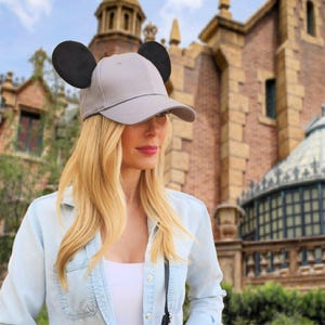 Gray Mouse Ear Hat