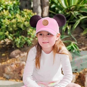 Pink Mouse Ear Hat for Kids