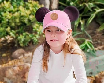 Pink Mouse Ear Hat for Kids