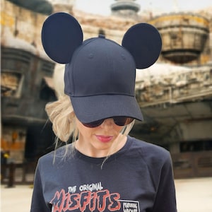 Black Mouse Ear Hat