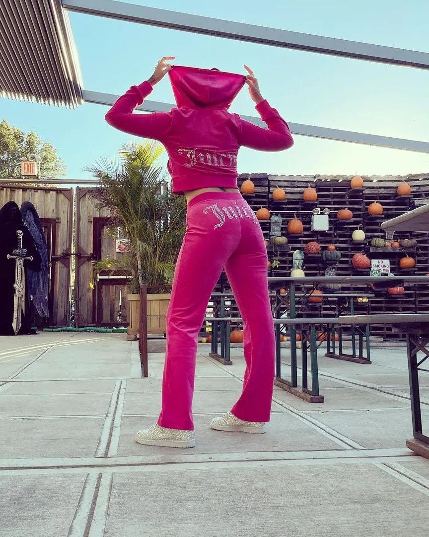 The Secret Diary of a 90's Girl — Kim Kardashian in a hot pink Juicy  tracksuit and