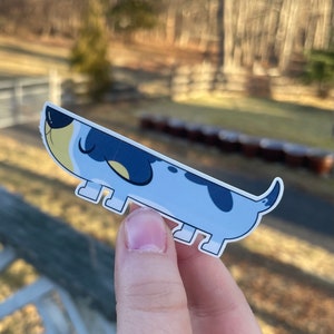 Bluey Long Dog Character Stickers - Etsy