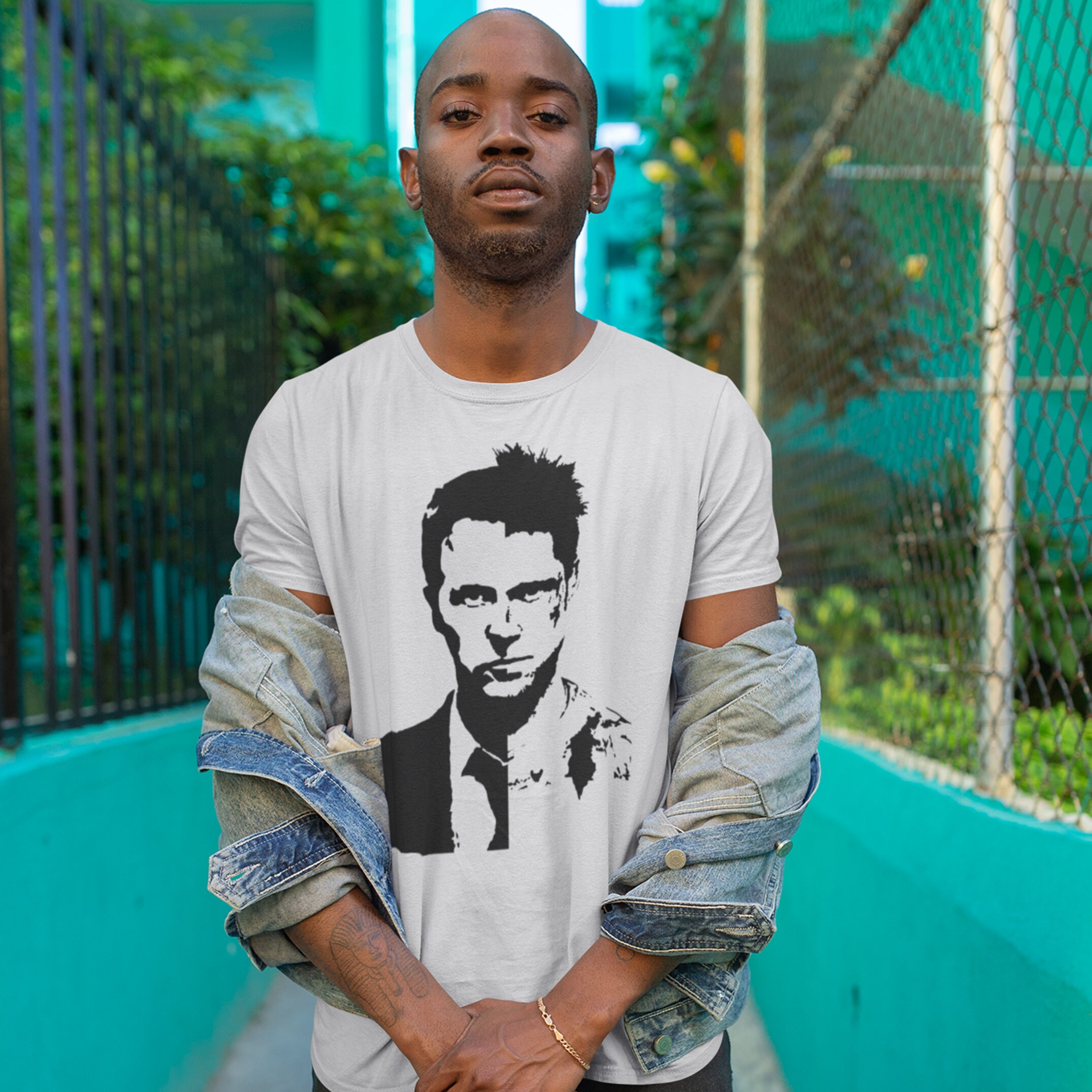 Fight Club Characters Tee Movie Stars Shirt Tyler Durden Tshirt