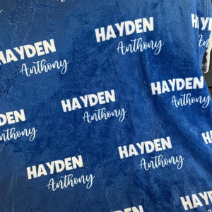 Custom Baby Blanket for Boy, Personalized Baby Girl Blanket with name, Baby Shower Gift, Pregnancy Announcement Gift