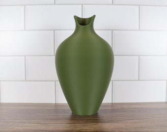 Modern Vase No. 3 in Army Green