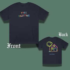 FREE PALESTINE Unisex Classic Tee, Casual Tee, Graphic Shirt, Statement T-Shirt, Unisex Apparel, Social Justice Fashion