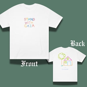 Stand With Gaza Unisex Classic Tee | Anti Colonialism, Anti Zionist, Pro Palestine Apparel