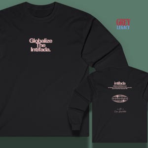 Globalisieren Sie die Intifada Langarm | Intifada Definition Aktivist T-Shirt Unisex Ultra Cotton Langarm-T-Shirt