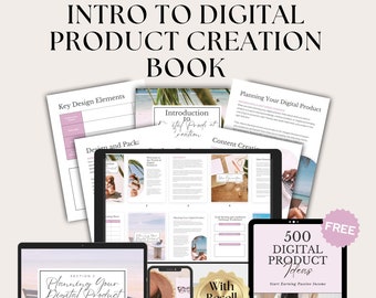 Introduction to Digital Product Creation E-Book, Make Money Online for Beginners, Passive Income, Work From Home, Resell Rights, PLR, MRR