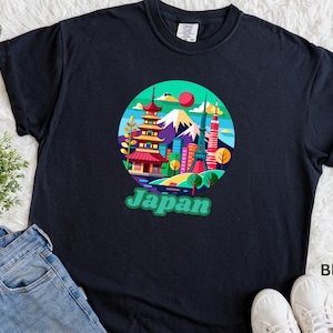 Tokyo Skyline Unisex T-shirt, Japan Kawaii Tee, Tokyo Cityscape Shirt, Japanese Travel Souvenir, Urban Landscape Top, Tokyo Lover Gift