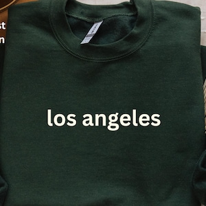Cozy LA Vibes Sweatshirt: Minimalist Los Angeles Sweater