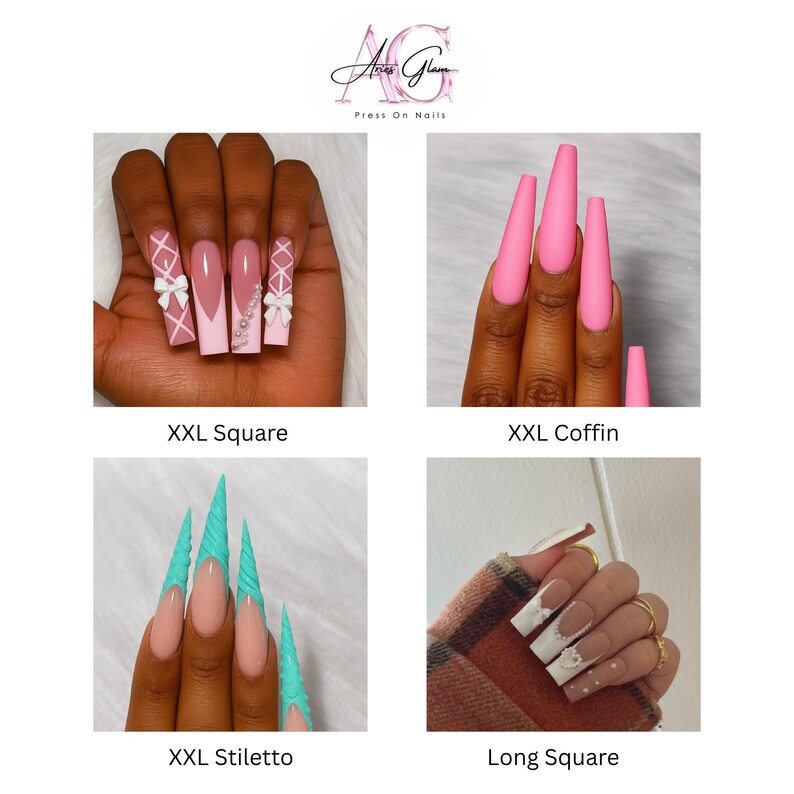Press On Nails, White French Tips, Lips, Valentine Day Nails, Kiss Print, Handmade Nails, Gel Nails image 5