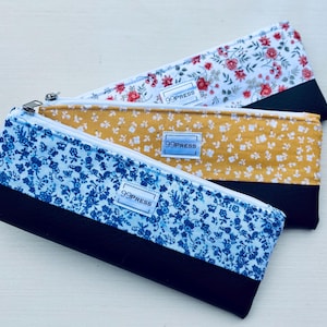 Slim Pencil Pouch | Bible Study Zipper Pouch | Teacher Gift | Pencil Case | Pencil Organizer