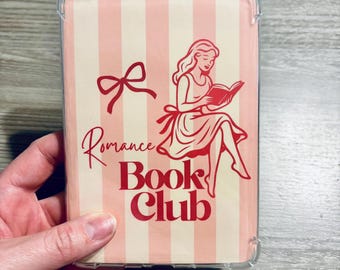 Romance Book Club Kindle Insert | Kindle Accessory | Bookish Gift | Book Lover Gift | Kindle Cardstock Insert