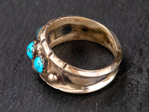 Turquoise Shadowbox Ring - image 2