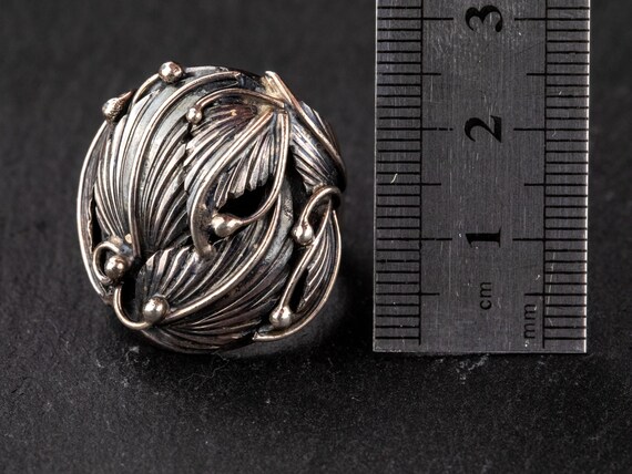 Silver Leaf Ring - image 3