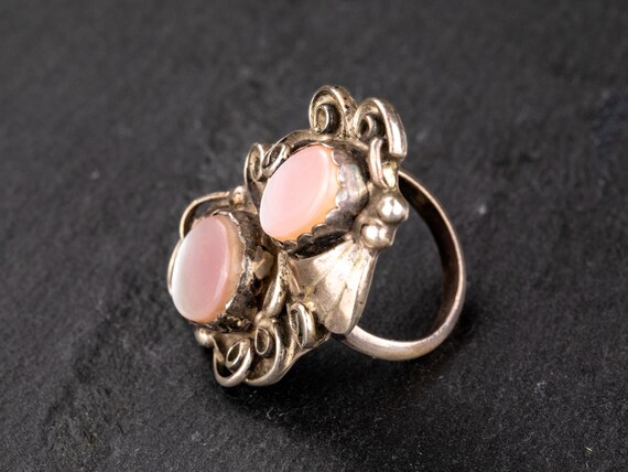 Pink Mother of Pearl Ring - image 2