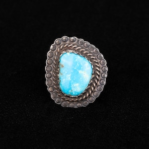 Vintage Turquoise Silver Ring - Southwest Jewelry - Great Holiday Gift