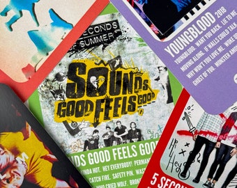5 Seconds of Summer Album Cover Prints | Music Posters | 5SOS Album Prints | Colorful 5SOS Posters | 5SOS5 Print | Vintage Album Prints