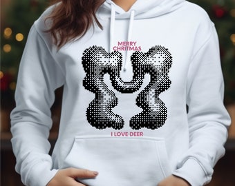 Merry Christmas Deer Hoodie Merry Christmas Deer Hoodie