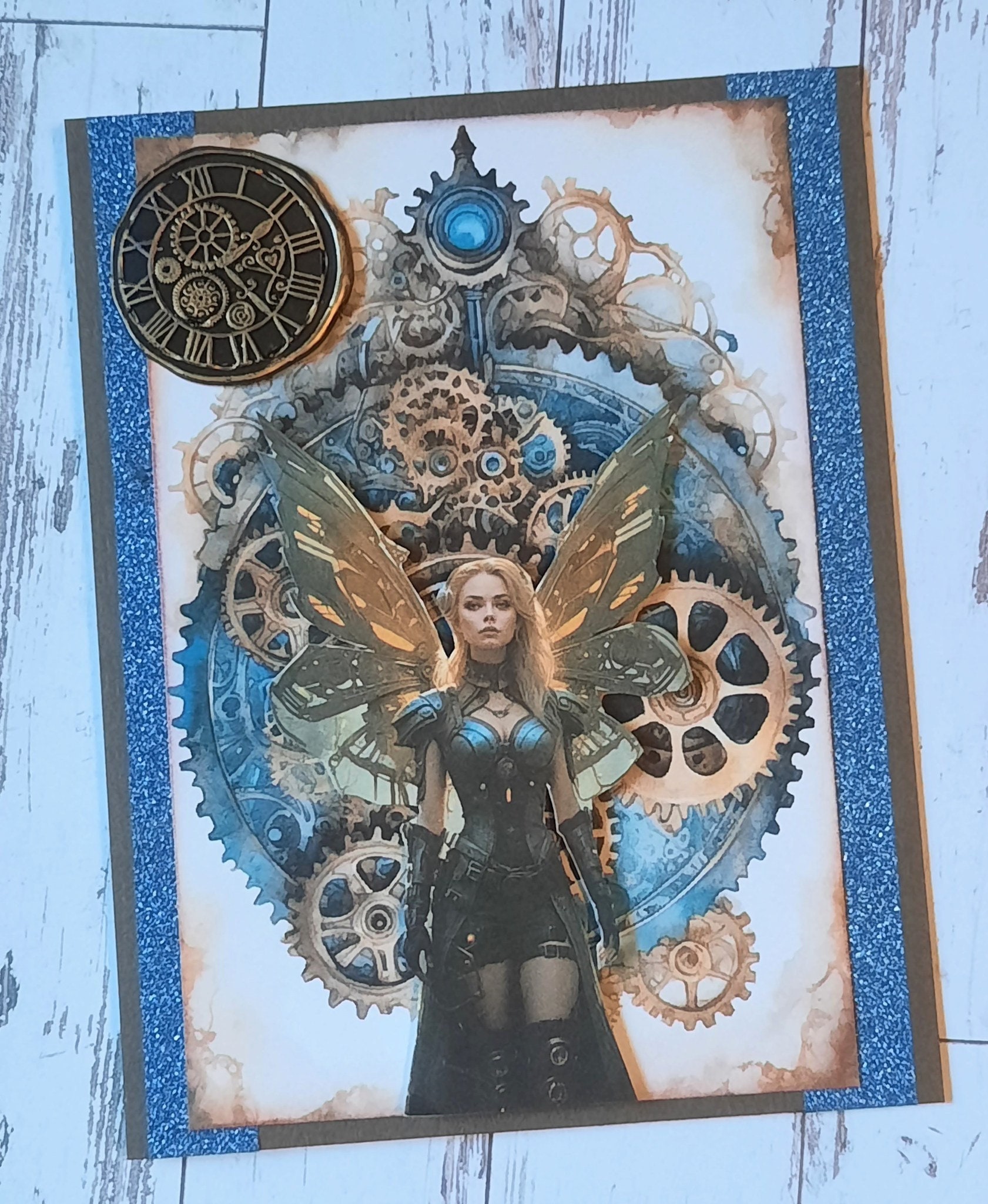 Steampunk Forest Fairy AI Art Digital Download Set of 4 - Etsy