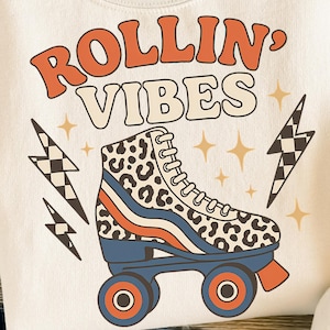 90s Roller Skate Sublimation Design: Retro Nostalgia PNG (Digital Download)