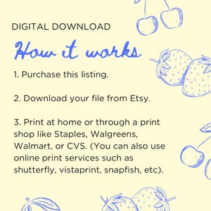 a poster with instructions for how to print