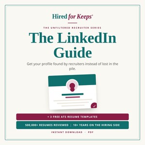 LinkedIn Profile Guide | LinkedIn Optimization for Job Search | Get Found & Get Hired | Career Help | Graduation Gift | Instant Download