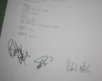 2015 Fair the Well 50th Dead Bob Weir Lesh Anastasio reprinted signatures