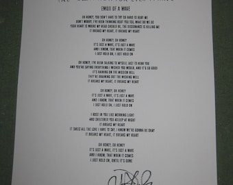 John Mayer Search for Everything signed reproduction autograph