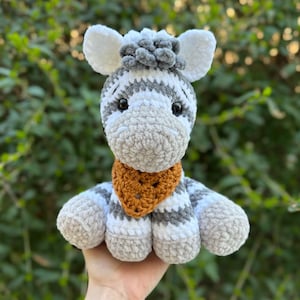 Zebra Stuffie | Zebra Stuffed Animal | Zebra Plush | Safari Nursery | Baby Shower Gift | Nursery Decor | Birthday Gifts