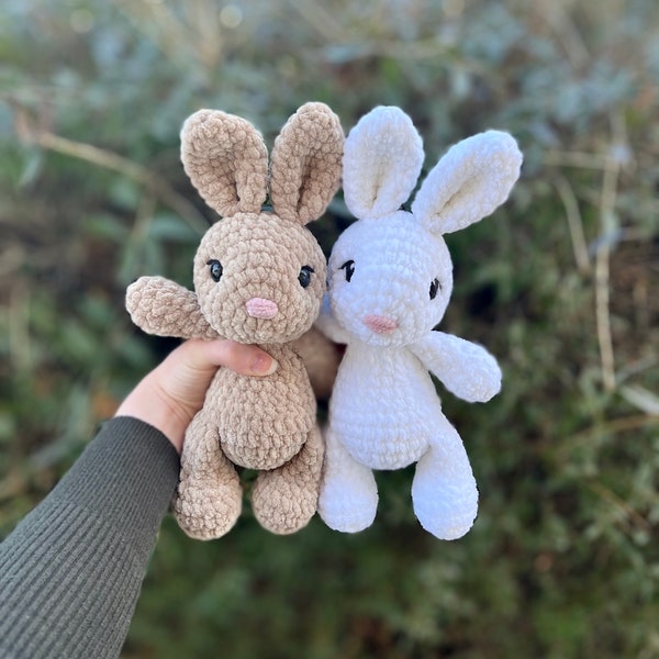 Custom Bunny Stuffed Animal | Bunny Toy | Easter Bunny | Easter Basket Gifts | Crochet Bunny | Nursery Decor | First Birthday Gift |