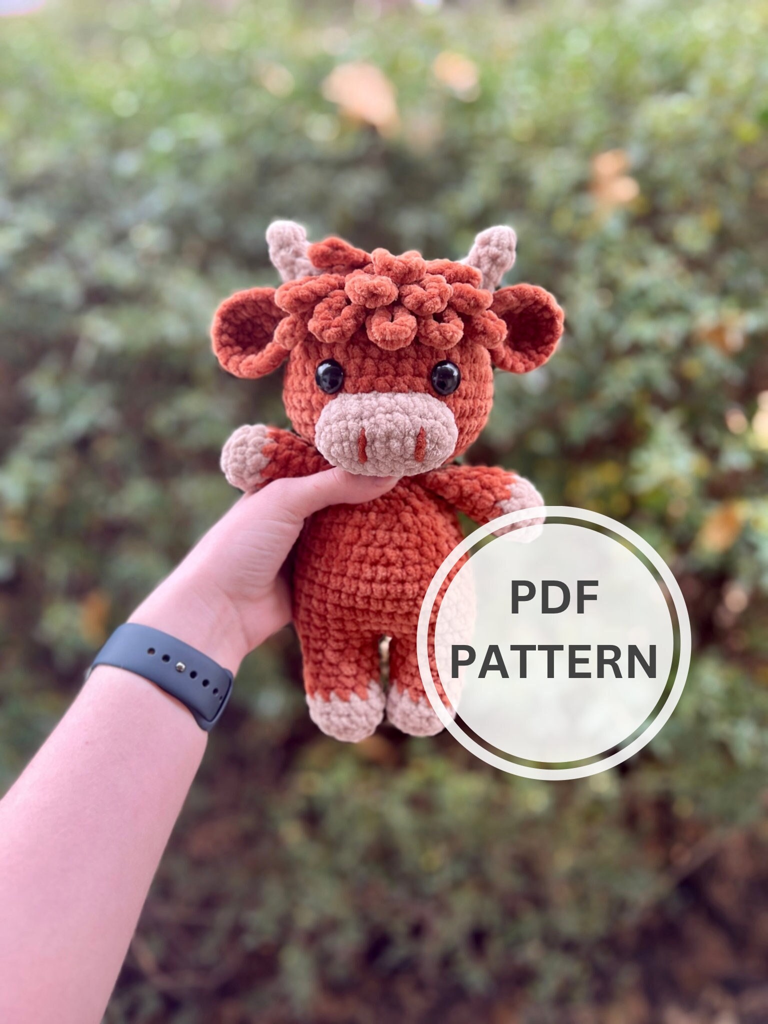 Crochet Along: Full Video Tutorial For Hilde The Highland Cow