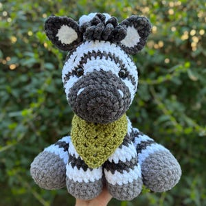 Big Zebra Stuffie | Zebra Stuffed Animal | Zebra Plush | Safari Nursery | Baby Shower Gift | Nursery Decor | Birthday Gifts