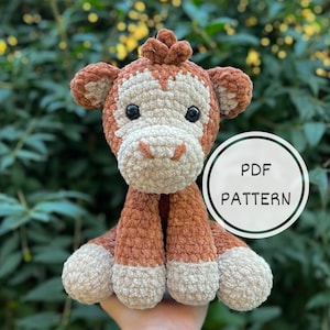 Crochet Sitting Monkey Amigurumi Pattern | Safari Animal Crochet Pattern | Monkey Plushie Crochet Tutorial