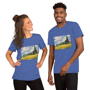 A Wheat Field With Cypresses Unisex t-shirt