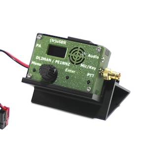 Operating wedge for (tr)usdx - angles the radio for easy operating, radio locks in - Free Shipping!