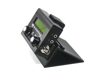 QMX/QCX-mini operating wedge - angles the radio for easy operating, radio locks in - Free Shipping!