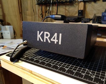Icom IC-7300/IC-9700  front cover - keeps dust out and adds a touch of class to your shack - cutout keeps the mic connected - Free Shipping!