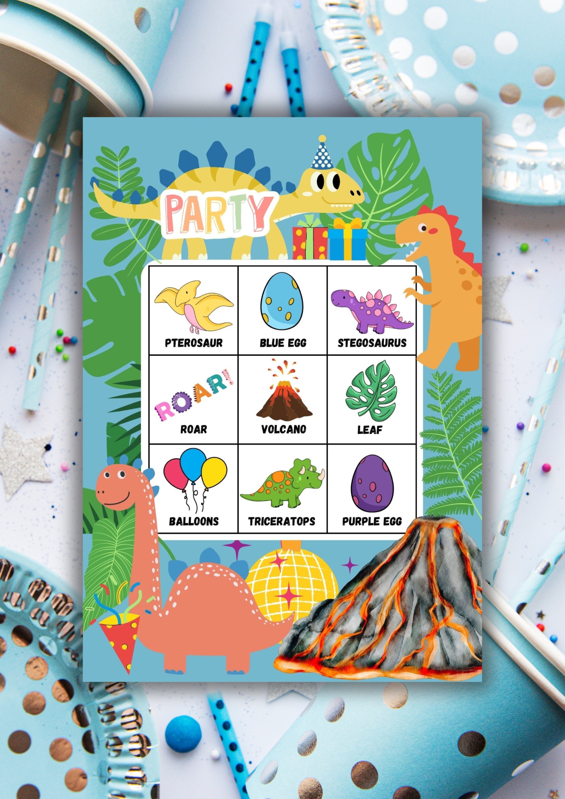 The Ultimate Dinosaur Party Bundle Printable Instant Digital Download ...