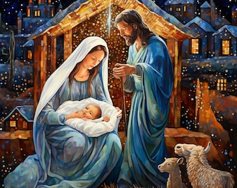 Christmas Cards Collection (Set of 5 Cards) Volume I - Digital Download