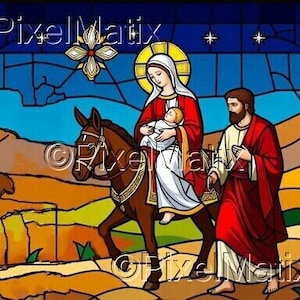 Holy Family Fleeing to Egypt - Digital Download