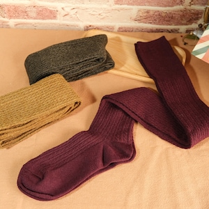 Winter Over Knee Socks,Warm Calf Socks For Women,Fall/Winter Long Knee-High Socks,Warm Thigh High Stockings,Sheep Wool Warm Socks