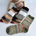 Wool Blend Fuzzy Socks: Groomsmen Gift, Winter Warmth product logo