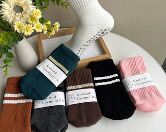 Winter Super thick Yoga Socks: Cotton Non-Slip Pilates Socks