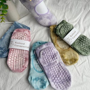 Non-Slip Pilates Yoga Socks: Low-Cut Cotton Sports Socks
