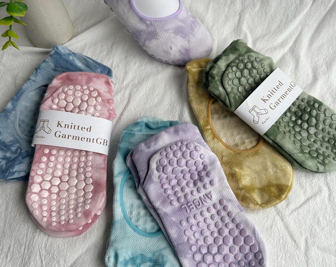 Non-Slip Pilates Yoga Socks: Low-Cut Cotton Sports Socks