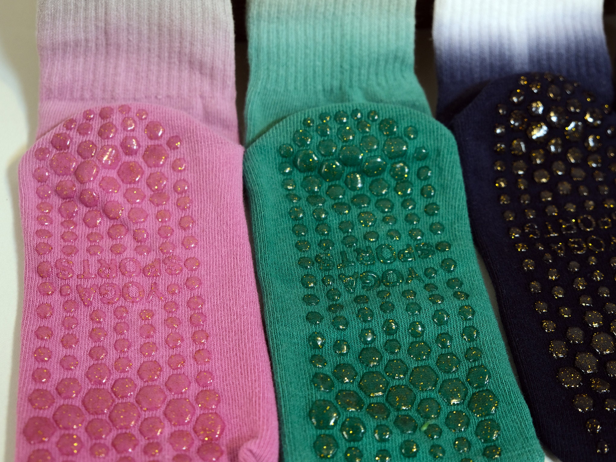 Yoga Pilates Stocks,indoor Antislip Socks,gradient Colors Yoga Socks