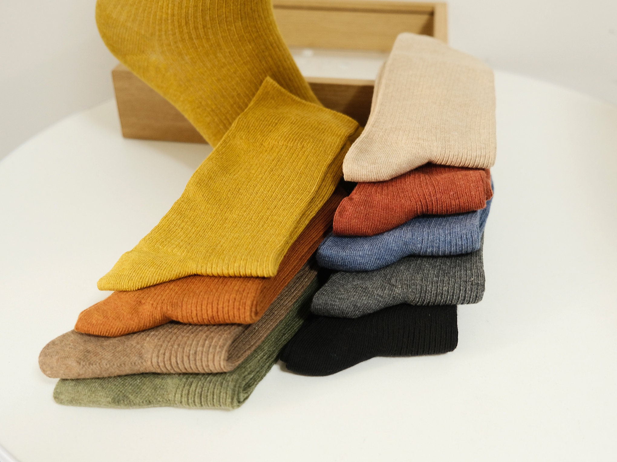 Chaussettes thermiques de couleur unie en laine et cachemire pour femme,  bottes de neige en velours, chaudes et épaisses, pour la maison, hiver, 3
