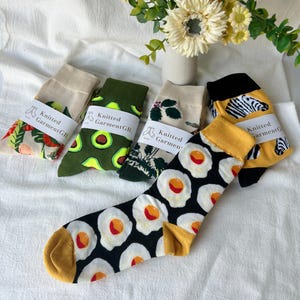 Personalized Patterned Wool Socks: Fun Autumn/Winter Gift